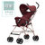 婴儿推车轻便可坐折叠避震手推车宝宝儿童婴儿车伞车(西瓜红（只坐）)第4张高清大图