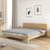 佐菲亚 北欧实木床1.5米1.8米主卧双人床小户型橡胶木经济单人婚床(单床 1.8米)第3张高清大图