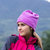 户外秋冬季抓绒帽男女款多功能防风保暖围巾围脖头套面罩帽子脖套(紫色)第4张高清大图