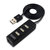 优越者（UNITEK） Y-2140 迷你型4口USB HUB集线器 长线版(黑)第2张高清大图