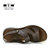 棕色牛皮休闲沙滩鞋V0722073(棕色 43)第4张高清大图