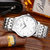 天梭(TISSOT)瑞士手表 俊雅系列皮带石英男士手表(白色)第2张高清大图