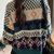 袖熙 毛衣女宽松外穿新款韩版套头针织上衣内搭打底线衫(绿色 M)第5张高清大图