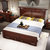 实木床 1.5m单人床 1.8米双人床 现代中式婚床 轻奢禅意主卧室木质大床 1.8M单床(1.8米单床)第3张高清大图