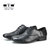 黑色牛皮正装冲孔鞋V9922021(黑色 38)第5张高清大图