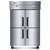 星星(XINGX) BCD-840E 840L 立式冷柜 冷藏箱 上冷冻下冷藏 银第3张高清大图