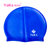 雅凯诗 硅胶泳帽 柔软舒适防水耐用时尚大标游泳帽装备(蓝色 成人)第4张高清大图