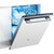 西门子(SIEMENS) SN656X16IC 全尺寸嵌入式洗碗机家用全自动刷碗机(白色+不锈钢色)第4张高清大图