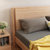 A家家具 北欧储物实木床双人床1.5米1.8高箱床现代简约日式框架床板式婚床卧室成套家具(1.8米 床+床头柜+床垫*1)第4张高清大图