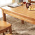 乔林曼兰 橡木餐桌椅组合套装(1.45m长0.85m宽 一桌4椅)第4张高清大图
