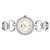 天梭(TISSOT)瑞士手表 2018新款 新弗拉明戈系列石英时尚优雅钢带女表T094.210.33.116.01(白盘钢带)第5张高清大图