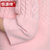 恒源祥童装新款儿童外套七分袖线衫 纯色毛衫女童开衫毛衣外套韩版(桔色 130)第5张高清大图