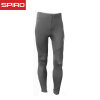 SPIRO斯派罗 男款超轻快干透气型跑步运动高弹紧身裤S171M(深灰色 S)