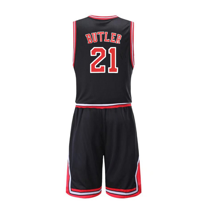 并力无袖背心篮球服套装公牛乔丹韦德巴特勒球