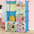 索尔诺卡通书柜儿童书架自由组合收纳柜简易储物置物架柜子(单排2格蓝色)第4张高清大图