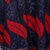 VEGININA 新款时尚修身网纱喇叭袖V领碎花A字打底裙 9510(酒红色 5XL)第4张高清大图