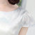VEGININA 中长款复古旗袍印花裙子 9680(图片色 XXL)第4张高清大图