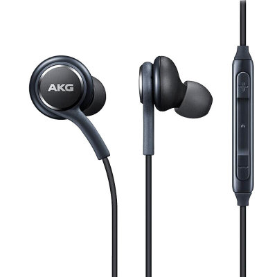 三星S8/S9原装耳机AKG调音版重低音入耳式耳塞 note8/note9耳机线控带麦3.5接口通用EO-IG955(灰色 S8/S9原装耳机)