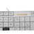 本手（BASIC）K809魅金刚有线键盘（白色）第2张高清大图