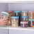 百易特 秸秆密封罐储物罐 厨房杂粮罐 食品零食防潮收纳盒可微波加热(超值装12件套 北欧绿)第3张高清大图