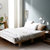 佐菲亚 北欧实木床1.5米1.8米主卧双人床小户型橡胶木经济单人婚床(单床+椰棕床垫+1柜 1.5米)第4张高清大图