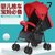 婴儿推车可坐可躺可折叠轻便携带式冬夏两用宝宝(黑色 521只可做有网布)第5张高清大图