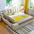 佐菲亚品牌布艺双人床1.8米1.5米现代简约储物榻榻米北欧软包可拆洗布床(单床 1.5米)第3张高清大图