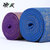 硬派 亚麻瑜伽垫 健康环保瑜伽毯运动练习健身垫子 高密度防滑爬行垫(紫色 PVC亚麻)第4张高清大图