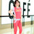 莉菲姿 新款夏季韩版学生装女短袖运动休闲套装七分裤两件套(粉红色 XL)第2张高清大图