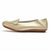 AICCO  春季新款牛皮豆豆鞋子舒适透气女鞋平底鞋夏季单鞋鞋子139-1(金色 39)第2张高清大图