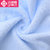 洁丽雅毛巾家用套装纯棉吸水加长加厚素色简约经典风格面巾6717红蓝大毛巾一条装第4张高清大图