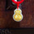 传世美钰 金镶和田玉吊坠 生肖猴 金鱼 天鹅 海豚白菜 叶子钥匙 貔貅 福袋 观音佛 十字架 佛(3D元宝福袋)第4张高清大图