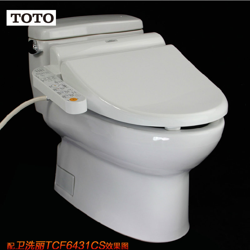 toto洁具cw886b马桶连体式坐便器座便器配送toto配件卫浴400坑距配