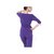 路伊梵时尚运动11515A畅销女款莫代尔健美瑜伽服（深紫+浅紫）（M）第3张高清大图