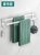 太空铝浴室毛巾架卫生间浴巾架毛巾杆挂件挂架子卫浴双杆免打孔(经济双杆70长)第2张高清大图