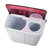海尔(Haier) EPB85159W 8.5公斤半自动双缸洗衣机(透明富贵红+瓷白)第3张高清大图