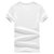 冲锋道2018年夏季新款男士短袖T恤V领修身休闲速干衣大码印花透气上衣B422-T-746(白色 4XL)第4张高清大图