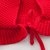 巴拉巴拉儿童帽子女童秋冬新品2018款宝宝保暖帽纯棉针织款毛线帽(90cm（帽围42cm） 中国红6641)第5张高清大图