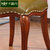 卡富丹 W8107实木美式餐椅 实木餐椅绿色原木乡村办公椅仿古无抶手餐椅吃饭椅樱桃木靠背椅第2张高清大图