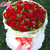 情人节 33朵红玫瑰2个熊花束，同城鲜花速递，指定日期送达(J款：33朵香槟玫瑰英文报纸)第2张高清大图