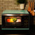嫩烤箱 家用台式电蒸箱烤箱 大容量电烤箱 智能微蒸烤一体机 独立温控蒸烤箱28L ANO-28L粉红色(粉色 热销)第3张高清大图