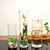 创简坊（CJIANFF） 落地直筒水培大号花器 富贵竹玻璃花瓶透明 婚庆路引(口径12cm高35cm)第2张高清大图