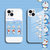 卡通叮当猫适用苹果13pro潮流玻璃XR手机壳78创意11苹果12保护套(白色 苹果11)第2张高清大图