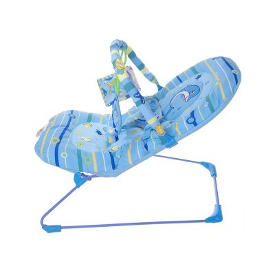 拉迪达（la-di-da）BR90001B蓝色海豚单扶手摇椅