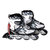 狂神成人儿童全软面可调节轮滑鞋旱冰鞋送鞋包KS0733(黑色 39-42)第3张高清大图