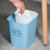 家用无盖壁挂式垃圾桶子母分类桶(蓝色卫生桶+白色壁挂桶)第2张高清大图