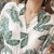 霓美舒 和服睡衣女春秋季长袖三件套日式甜美可爱夏天吊带家居服套装(LQE 2602三件套#绿树叶 L码)第3张高清大图