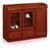 巢湖新雅 XY-A019 办公家具三门（120cm)实木皮油漆茶水柜(款式一)第3张高清大图