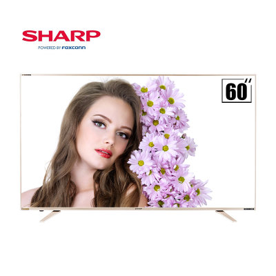 夏普（SHARP）LCD-60SU475A 60英寸 4K超高清 智能网络LED平板电视液晶电视卧室客厅电视HDR 彩电