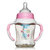 PPSU奶瓶 宽口径婴儿塑料奶瓶 宝宝奶瓶带吸管手柄180ML(粉色)第5张高清大图